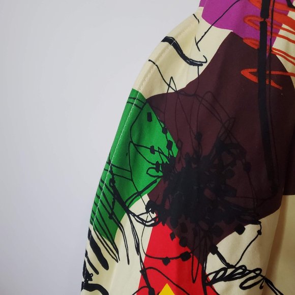 ZR & ZR Women's Colorful Graffiti Dress Size Large - Picture 7 of 12